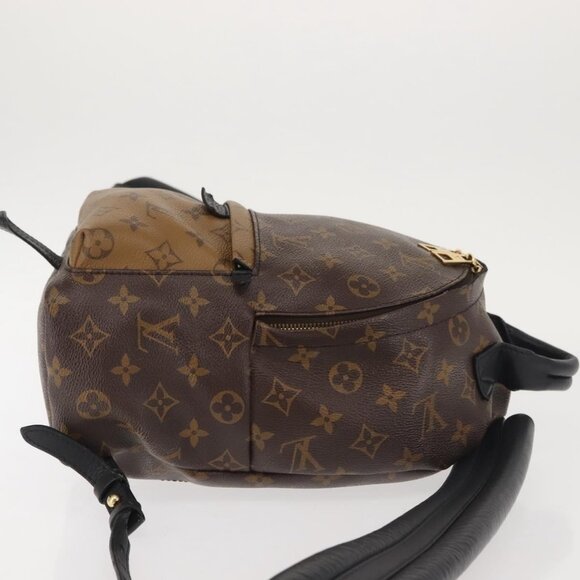 LOUIS VUITTON Monogram Reverse Palm Springs PM Backpack M44870 LV Auth BA5723 - Picture 5 of 16